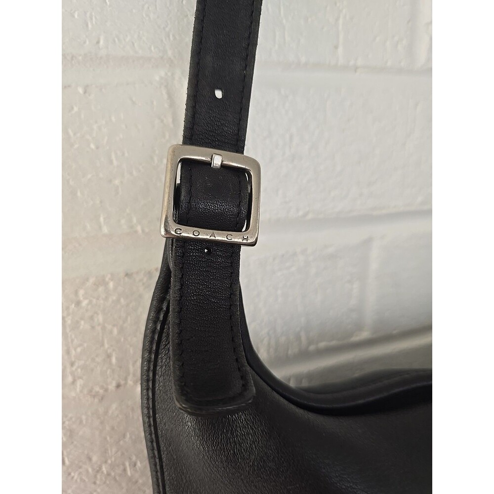 COACH 9134 Vintage 90's Crossbody Leather Bag Women's Black Unisex - Picture 3 of 16